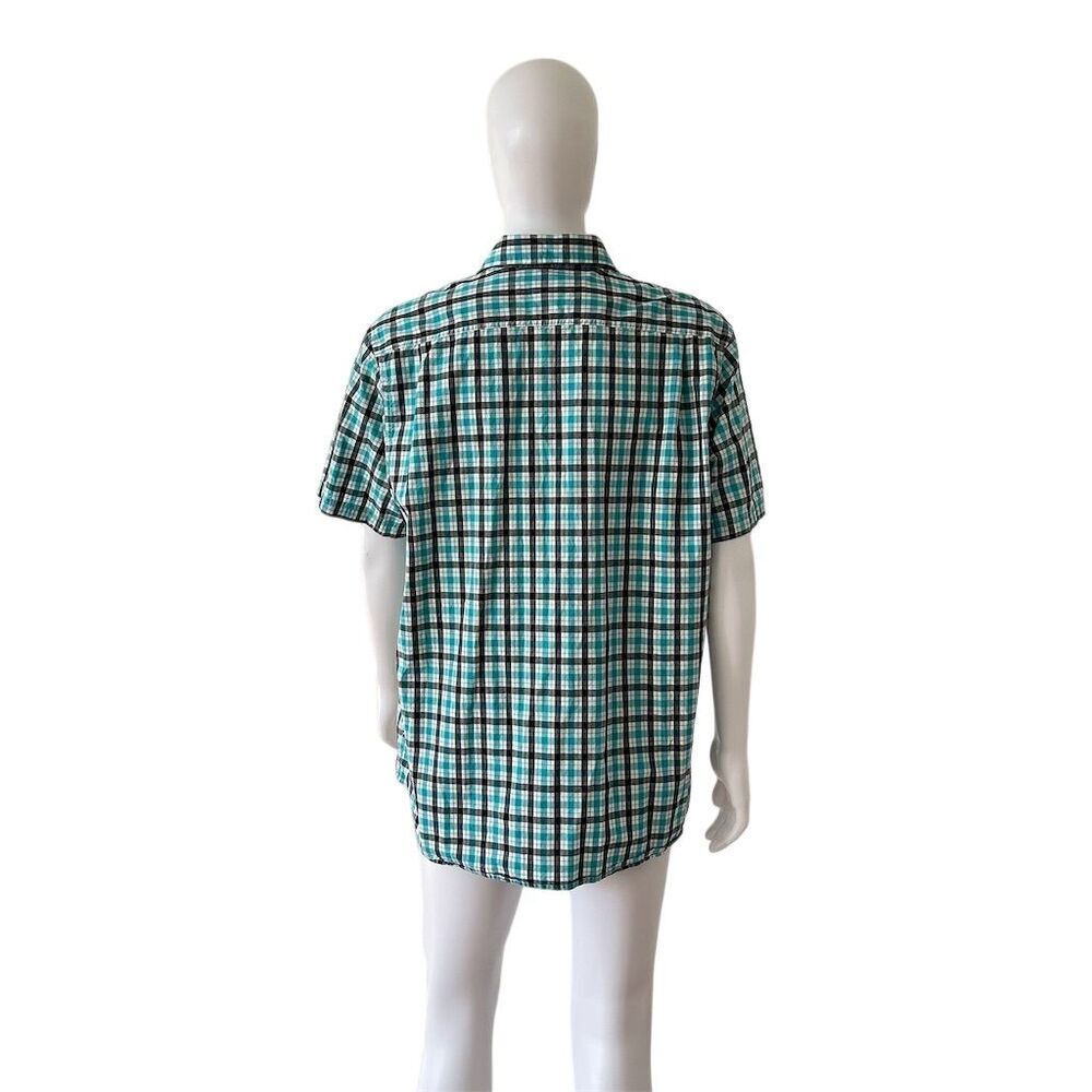 Chaps Denim Men's XL Plaid Short Sleeve Button-Up Shirt Multicolor - Picture 5 of 6